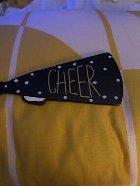 Small Coton Colors attachment of a Cheer Megaphone with white dots